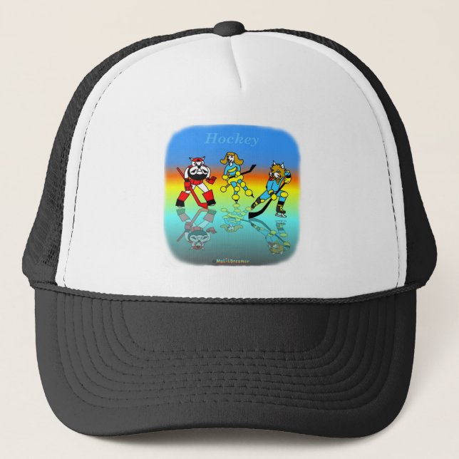 Hockey kids trucker hat (Front)