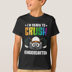 Hockey Kindergarten Ck To School Boys Kids Girls T T-Shirt