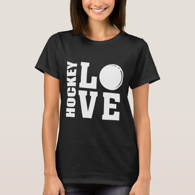 Hockey Love, Field Hockey t-shirt (Front)