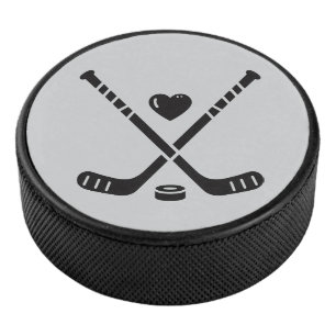 Hockey Love Hockey Puck