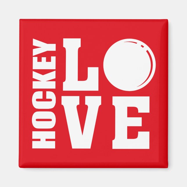 Hockey Love Magnet (Front)