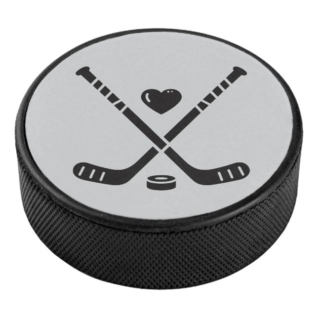 Hockey Love Puck (3/4)