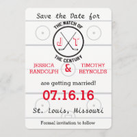 Hockey Love Save the Date