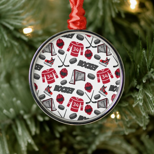 Hockey Lover Christmas Ornament Keepsake (Tree)