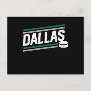 Hockey Lover   Cool Dallas Hockey Power Play Holiday Postcard