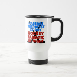 Hockey Lover Massage Therapist Travel Mug