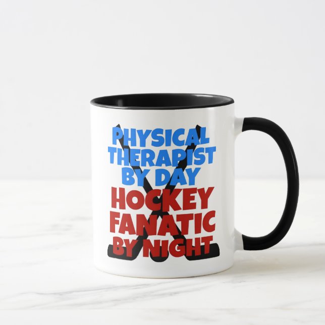 Hockey Lover Physical Therapist Mug (Right)