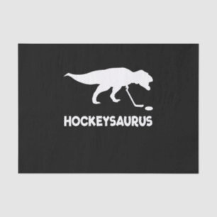 Hockey Lover the Hockey Saurus Tissue Paper