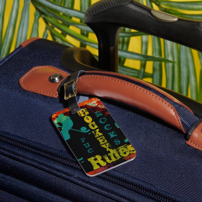HOCKEY      LUGGAGE TAG (Front Insitu 1)