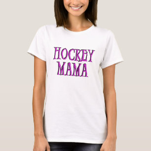 Hockey Mama Hot Pink T-shirts and Gifts