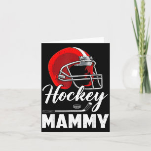 Hockey Mammy Hockey Player Family Matching Card