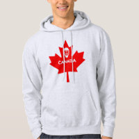 Hockey Mask On Canada Maple Leaf