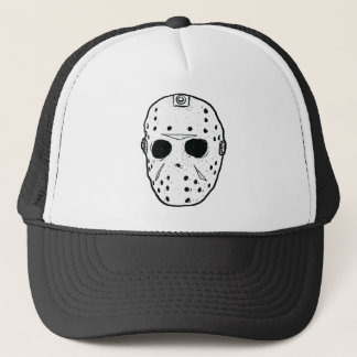 hockey mask trucker hat