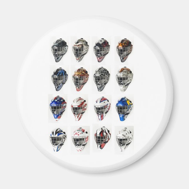 Hockey Masks Magnet (Front)
