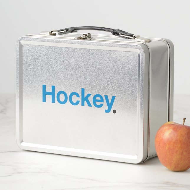 Hockey Metal Lunch Box (In Situ)