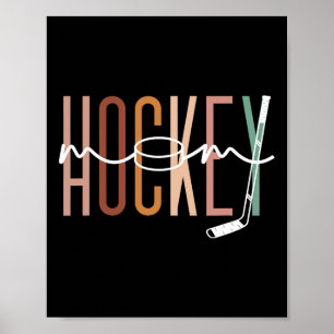 Hockey Mom Hockey Mama Cute Mom Life Hockey (1)  Poster