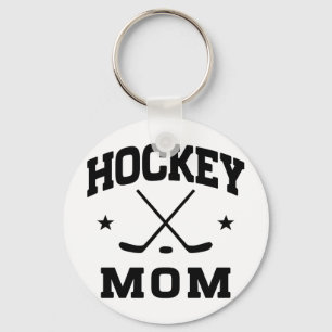 Hockey Mom Key Ring