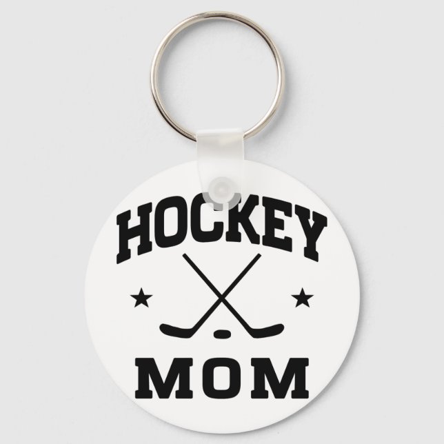 Hockey Mom Key Ring (Front)