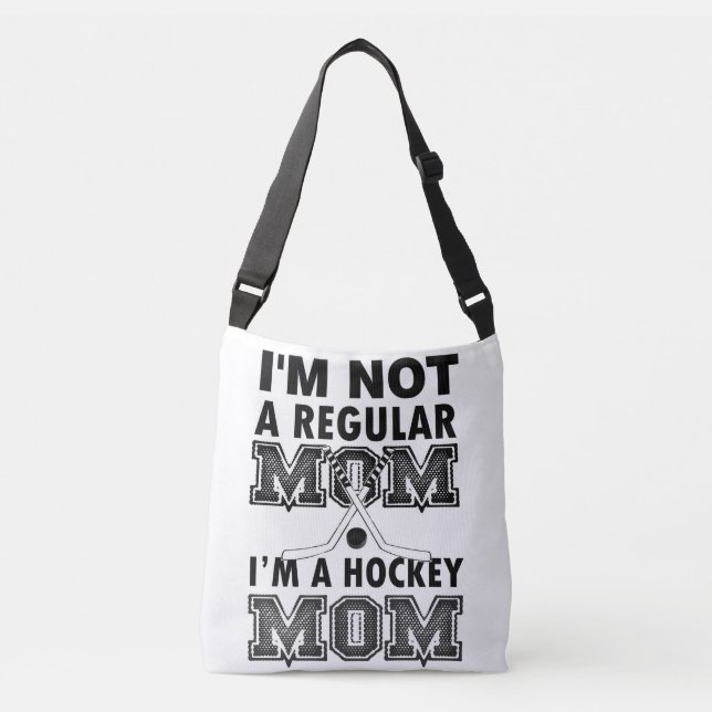 HOCKEY MOM PERSONALIZED TOTE BAG (Front)