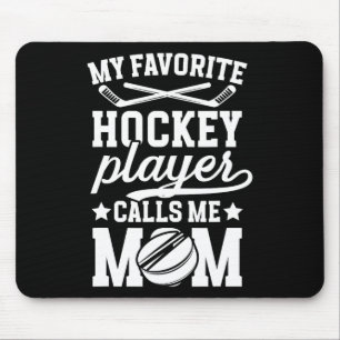 Hockey Mom Proud Ice Hockey Player Mom Ice Hockey Mouse Mat