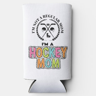 HOCKEY MOM Water Bottle Seltzer Can Cooler