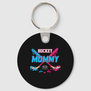 Hockey Mommy Hockey Ice Cream Drip Boys Ice Hockey Key Ring