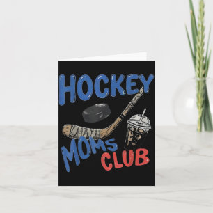 Hockey Moms Club Iced Coffee Sports Vintage Card