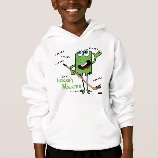 Hockey Monster Kids Sweatshirts (Front)