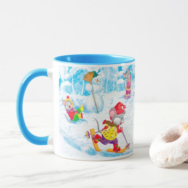 hockey mug (With Donut)