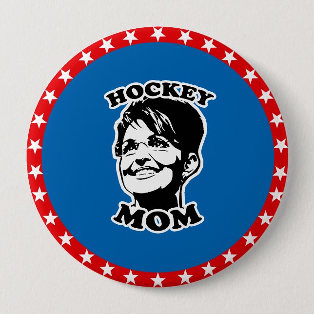 Hockey Mum 10 Cm Round Badge (Front)