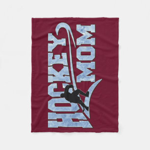 Hockey Mum Athletic Tail Fleece Blanket