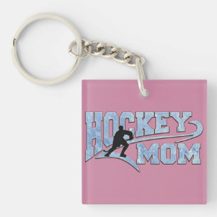 Hockey Mum Athletic Tail Key Ring