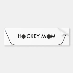 hockey mum bumper sticker
