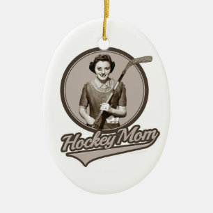 Hockey Mum Ceramic Tree Decoration