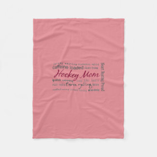 Hockey Mum - Collage Fleece Blanket