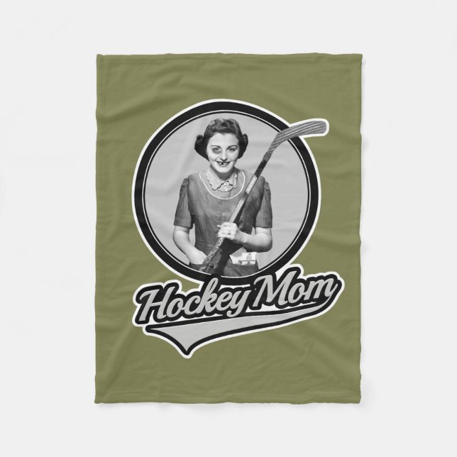 Hockey Mum Fleece Blanket (Front)