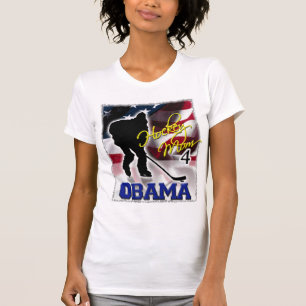 Hockey Mum for Barack Obama, Vote 2008 Elections T-Shirt