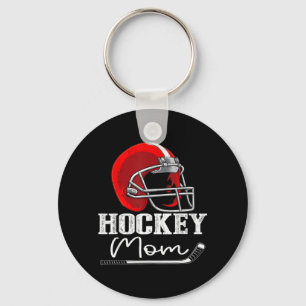 Hockey Mum Funny Hockey Player Mum Key Ring