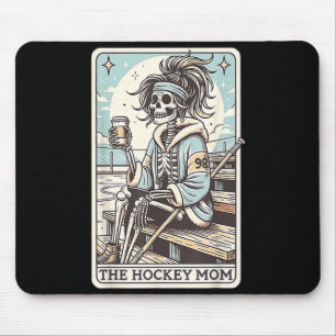 Hockey Mum Funny Skeleton Card Mouse Mat