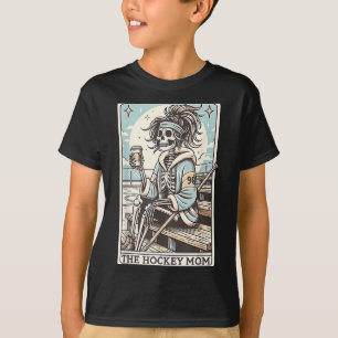 Hockey Mum Funny Skeleton Card T-Shirt