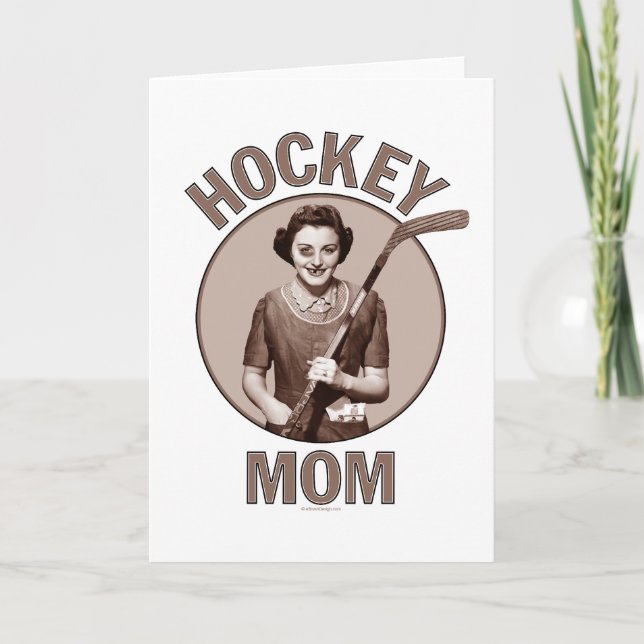 Hockey Mum greeting and notecards (Front)