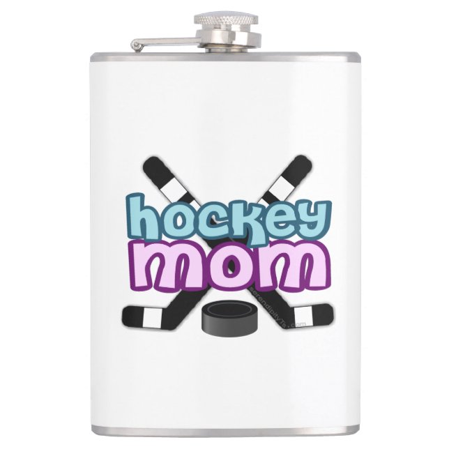 Hockey Mum Hip Flask (Front)