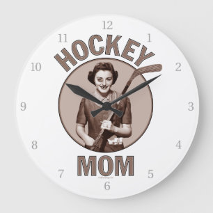Hockey Mum Large Clock