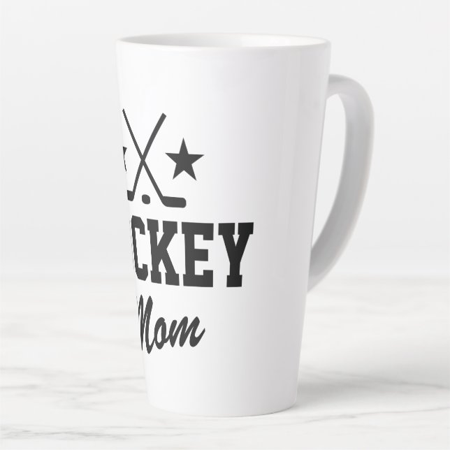 Hockey mum latte mug (Right Angle)