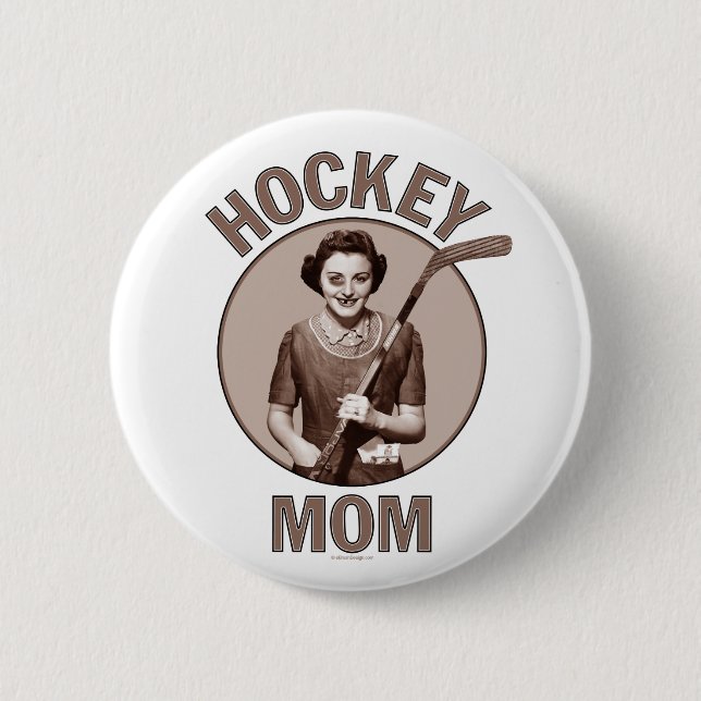 Hockey Mum light button (Front)