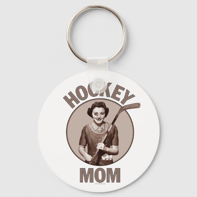 Hockey Mum light keychain (Front)