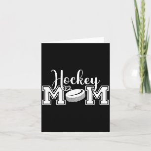 Hockey Mum Mama Game Mothers Day Retro Women Card