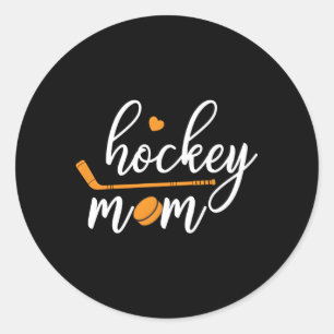 Hockey Mum Mother Mum Classic Round Sticker