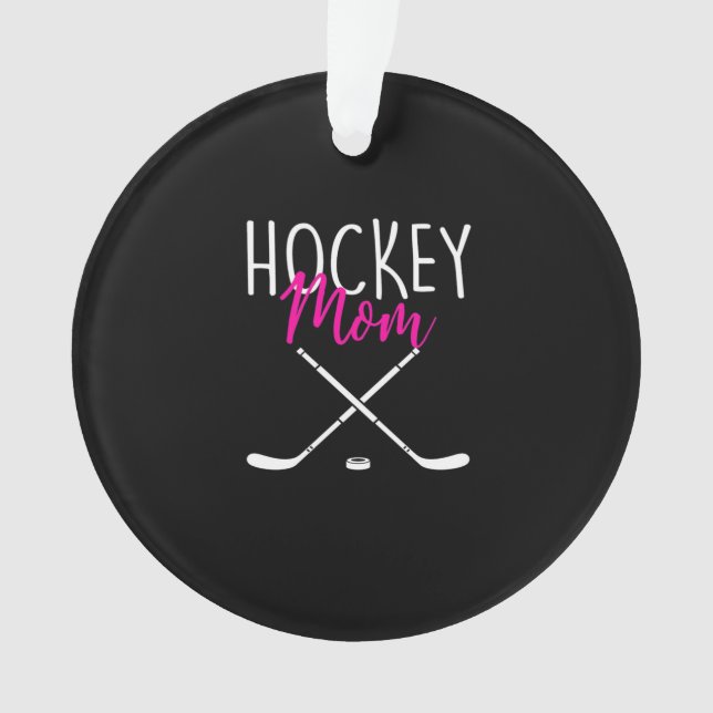 Hockey Mum Ornament (Front)