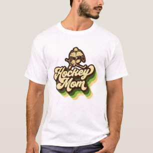 Hockey Mum S For Women Mama Mother's Day Vintage T-Shirt